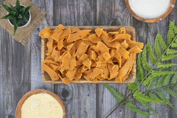 A Crunchy South Indian Savory Snack, Perfect for Festive Flavors. Ribbon Pakoda, a beloved South Indian savory delight. Mouthwatering textures of this traditional snack. .