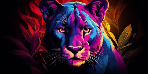 Poster Bright and colorful animal poster. © xartproduction