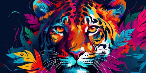 Rollo Bright and colorful animal poster. © xartproduction