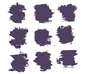 Purple splash grunge texture banner illustration