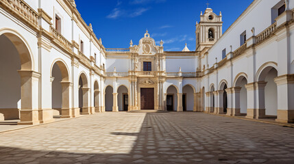 Fototapeta na wymiar Monastery of La Victoria in Puerto de Santa Maria