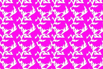 seamless pattern with pink shape, illustration