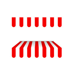 Canopy for sale icon. Flat, red, maf canopy icons. Vector icon