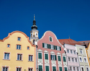 Obraz premium old town hall in schaerding austria