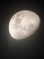 Half Moon Background The Moon is an astronomical body that orbits planet Earth, being Earth's only...