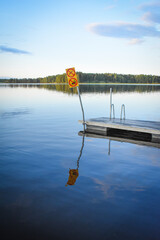Swedish lake during summer