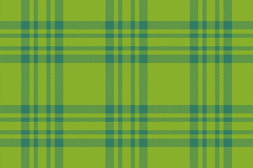 Pattern background check of tartan fabric textile with a seamless plaid texture vector.