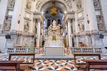 Venice, Italy - June 30, 2023: Santa Maria della Salute, Venice, Italy.