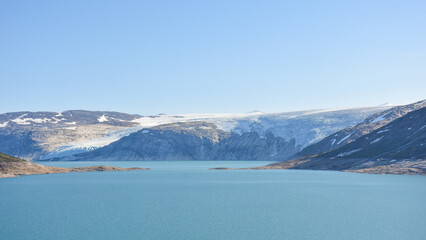 Fototapeta na wymiar Svartisen glacier in summer