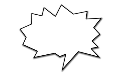 Bocadillo vacío de enfado.