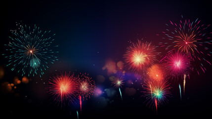 Colored fireworks
