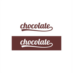 chocolate logo design, chocolate letter logo, font with chocolate writing, chocolate letter typography, vector, letter,