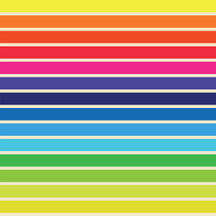 Irregular geometric pride stripes in bright rainbow colours