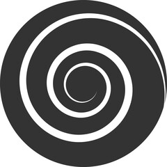 Swirl logo design element. Vector logotype company.