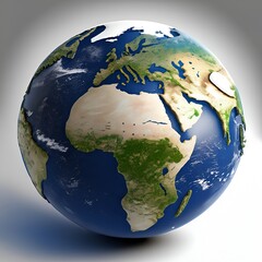 Earth globe background.
