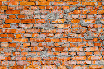 Background from textured brick wall