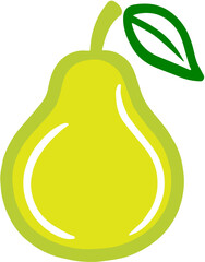 Pear Fruit Graphic 