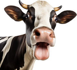 Funny cow transparent background PNG clipart