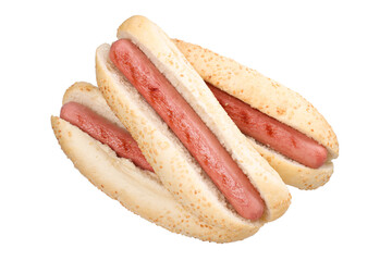 PNG,delicious hot dog, isolated on white background