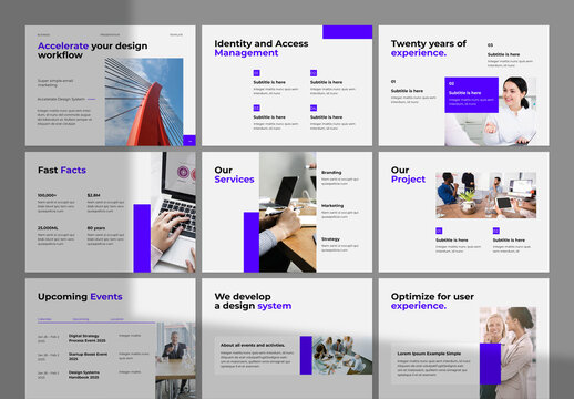 Design Workflow Business Brochure