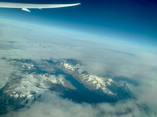 Survol du Groënland en avion