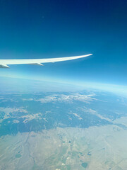 Survol des montagnes rocheuses en avion