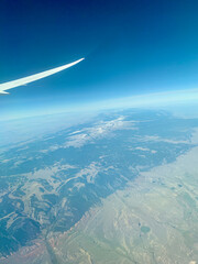 Survol des montagnes rocheuses en avion