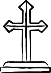 Catholicism hand drawn vector illustration