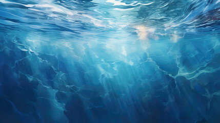 underwater wallpaper design, impressive design - obrazy, fototapety, plakaty