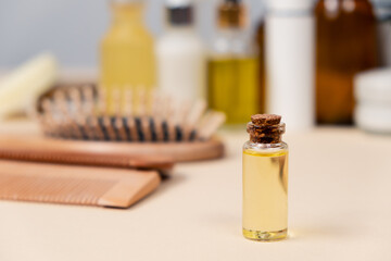Natural essential oil for facial skin and hair care