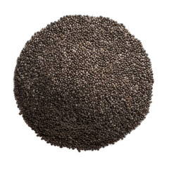 Chia seed isolated on transparent background