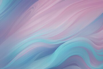 Obraz premium Abstract background liqued paints in pastel pink and pastel blue color.