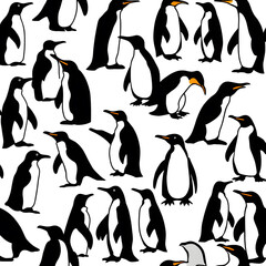 brautiful penguins, AI-generatet