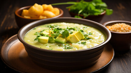 Ajiaco Colombiano - Latin American potato soup.