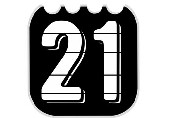 silhouette of the 21st