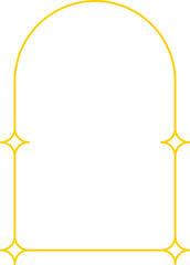 Obraz premium Arch Monoline Frame Aesthetic