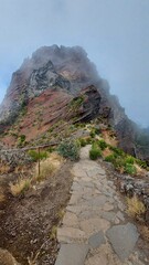 hiking in Madeira island mountain 16