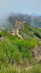 Fototapeta premium hiking in Madeira island mountain 10