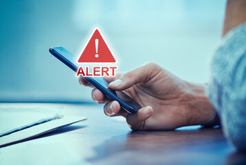 Emergency Alert security message on phone