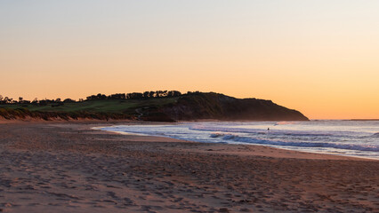 Morning view of Long Reef Beach, Sydney, Australia.