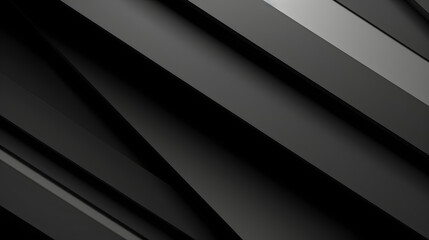 Black white dark gray abstract modern background. Geometric shape. Diagonal line stripe angle. Generative AI.