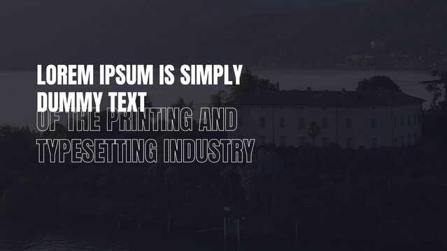 Minimal and Clean Text Animation