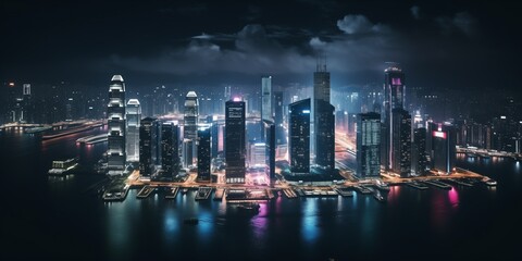 Fototapeta na wymiar Skyscrapers in China city