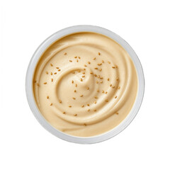 Sesame tahini isolated on transparent background