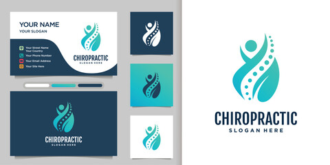 Physiotherapy logo design templates creative concept Premium Vector