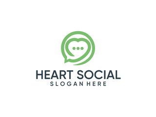 social heart logo design should be visually captivating, representing compassion, connection and community. It has to convey taste, inspire social engagement.