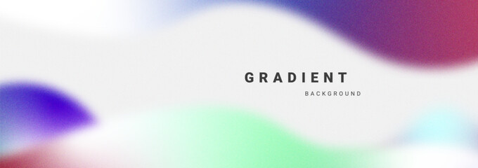 Modern gradient background with blurred and grain effect