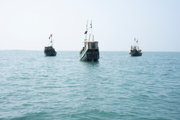 Obraz premium boat on the beach