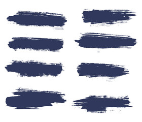 Abstract purple brush stroke banner background