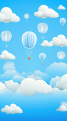 Naklejka premium The concept of protecting the planet and saving the planet. Ozone Day